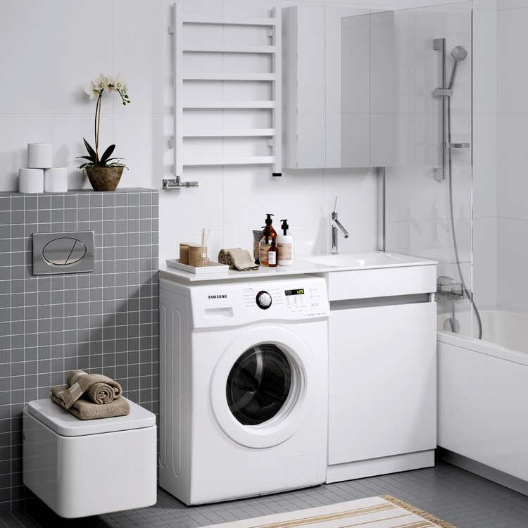 Aqwella Forma Напольная тумба 115 см, цвет: белый FOR0105KR