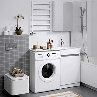 Aqwella Forma Напольная тумба 115 см, цвет: белый FOR0105KR