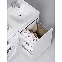 Aqwella Forma Напольная тумба 115 см, цвет: белый FOR0105KR