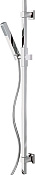 Bossini Cube Душевой гарнитур: штанга для душа, ручной душ, шланг 150 см, цвет: chrome D91001.030