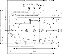 Hansgrohe Raindance Rainmaker Встраиваемая часть для прямоугольного верхнего душа 680/460 3jet 28414180