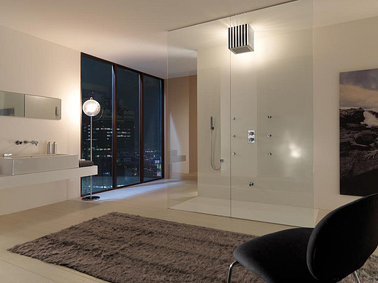 Bossini Cube Душевой гарнитур: ручной душ, держатель, подвод воды, шланг, цвет: chrome C50001.030