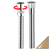 Bossini Doppia Aggraffatura Душевой шланг 150 см, цвет: antique brass, bronze A00048C.022