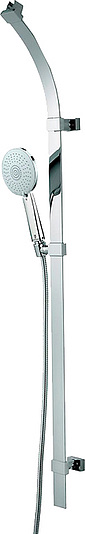 Bossini Flat Душевой гарнитур: штанга для душа, ручной душ, шланг 150 см, цвет: chrome D45002.030
