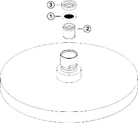 Keuco Elegance Верхний душ, цвет: хром 51686 010100