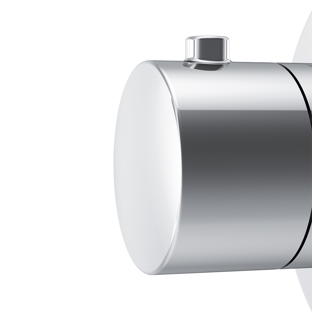 Am.Pm Запорный вентиль встраиваемый с внутренней частью, цвет: хром глянцевый F0800200