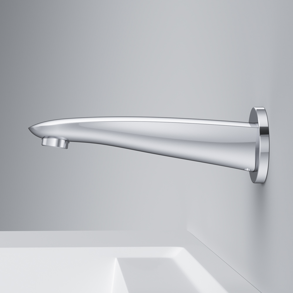 Am.Pm Like Излив настенный для ванны 11,7 см, цвет: хром глянцевый F8070000