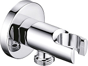 Cezares Шланговое подключение с держателем, цвет: хром CZR-AI13-01