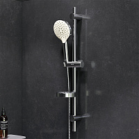 Am.Pm Like Душевой гарнитур: штанга, шланг, лейка, высота 70 см, цвет: хром глянцевый F0180064