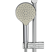 Am.Pm Like Душевой гарнитур: штанга, шланг, лейка, высота 70 см, цвет: хром глянцевый F0180064