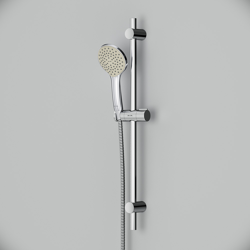 Am.Pm Gem Душевой гарнитур: штанга, шланг, лейка, высота 70 см, цвет: хром глянцевый F0190000
