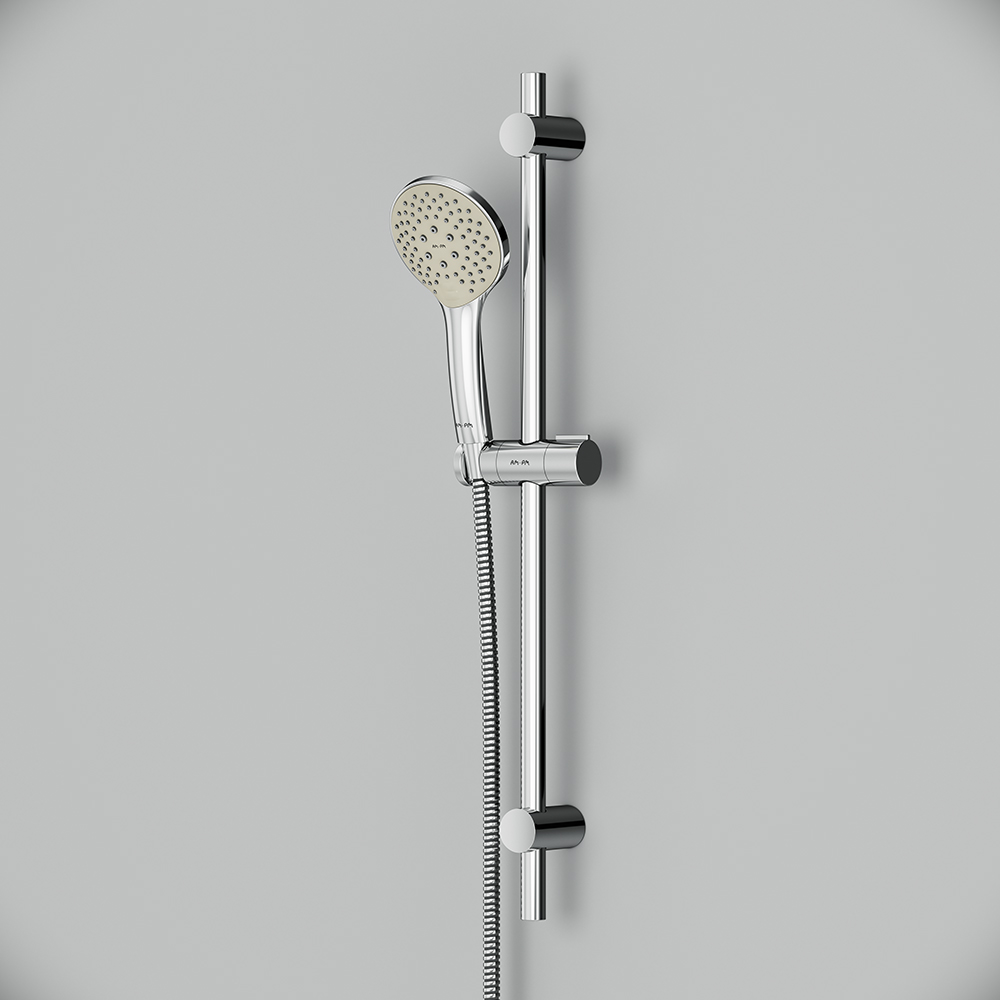 Am.Pm Gem Душевой гарнитур: штанга, шланг, лейка, высота 70 см, цвет: хром глянцевый F0190100