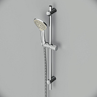 Am.Pm Gem Душевой гарнитур: штанга, шланг, лейка, высота 70 см, цвет: хром глянцевый F0190100
