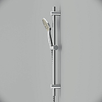 Am.Pm Gem Душевой гарнитур: штанга, шланг, лейка, высота 70 см, цвет: хром глянцевый F0190100