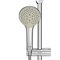 Am.Pm Gem Душевой гарнитур: штанга, шланг, лейка, высота 70 см, цвет: хром глянцевый F0190100