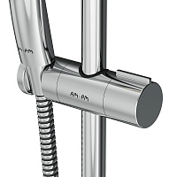 Am.Pm Gem Душевой гарнитур: штанга, шланг, лейка, высота 70 см, цвет: хром глянцевый F0190100