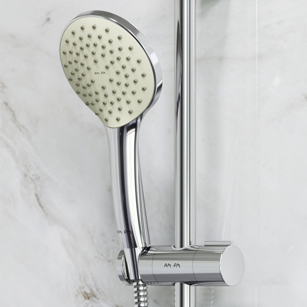 Am.Pm Gem Ручной душ из abs-пластика, 1 режим, цвет: хром глянцевый F0290064