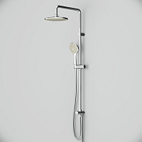 Am.Pm Gem Душевая стойка: верхний и ручной душ, шланг, без смесителя, цвет: хром глянцевый F0790000