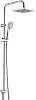 Wasserkraft Душевая стойка: смеситель, ручной душ 3 вида струи, шланг, верхний душ, цвет: хром A017