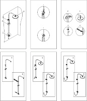 Wasserkraft Душевая стойка: смеситель, ручной душ 1 вид струи, шланг, верхний душ, цвет: бронза A041