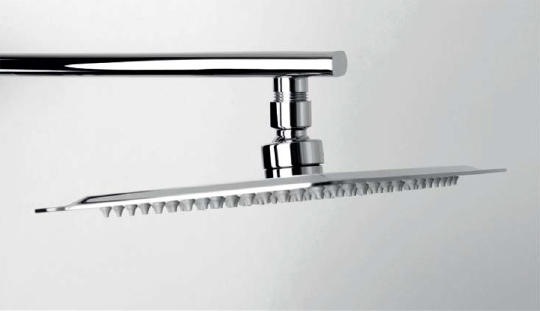 Wasserkraft Душевая стойка: ручной душ 3 вида струи, шланг, верхний душ, цвет: хром/белый A042