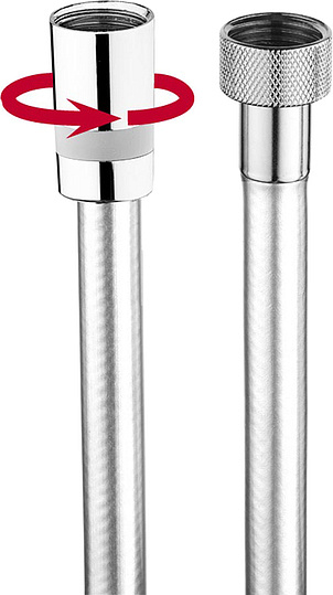 Bossini Cromolux Душевой шланг 125 см, цвет: chrome A00167B.030