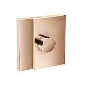 Axor Edge Термостат для душа встраиваемый HighFlow, внешняя часть, цвет: полированное розовое золото 46740300