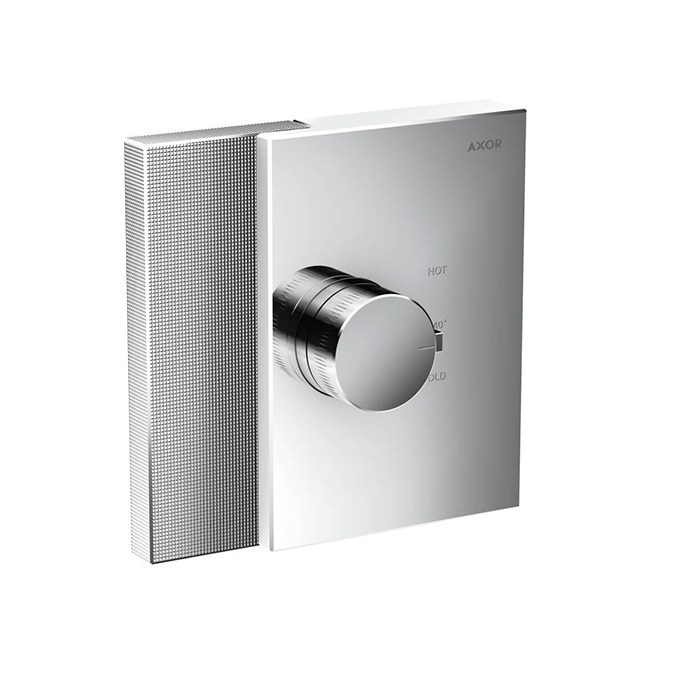 Axor Edge Термостат для душа встраиваемый HighFlow, алмазная огранка, внешняя часть, цвет: хром 46741000