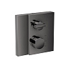 Axor Edge Термостат для ванны встраиваемый, 2 потребителя, цвет: полированный черный хром 46760330