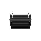 Gessi Binario Профиль линейный 67 cм, без подготовки под модули, цвет: matte black 61015#299