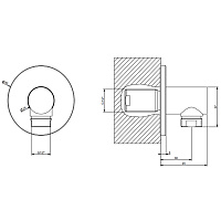 Gessi Ingranaggio Шланговое подключение, цвет: chrome 63469#031