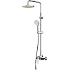 Am.Pm Sunny Душевая стойка: смеситель, верхний и ручной душ, шланг, цвет: хром глянцевый F0785C800