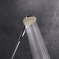 Am.Pm Sunny Душевая стойка: смеситель, верхний и ручной душ, шланг, цвет: хром глянцевый F0785C800