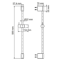 Wasserkraft Душевая штанга A192
