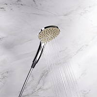 Am.Pm X-Joy Душевая стойка: смеситель, верхний и ручной душ, шланг, цвет: хром глянцевый F40885A94