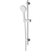 Am.Pm Gem Душевой гарнитур: штанга, шланг, лейка, высота 70 см, цвет: белый матовый F0190033