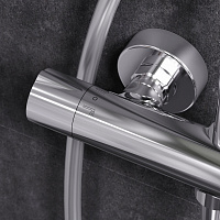 Am.Pm Gem Душевая стойка с верхним душем, цвет: хром F0790410