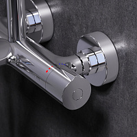 Am.Pm Gem Душевая стойка с верхним душем, цвет: хром F0790510