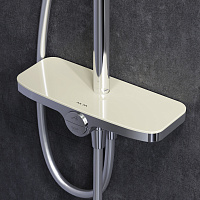 Am.Pm Like Душевая стойка: верхний и ручной душ, шланг, без смесителя, цвет: хром глянцевый F0780200