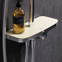 Am.Pm Like Душевая стойка: верхний и ручной душ, шланг, без смесителя, цвет: хром глянцевый F0780200