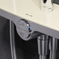 Am.Pm Like Душевая стойка: верхний и ручной душ, шланг, без смесителя, цвет: хром глянцевый F0780200