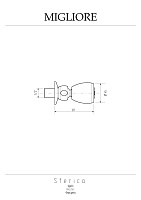 Migliore Perry Форсунка массажная, цвет: хром 20196