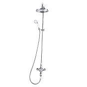 Burlington Savoy Ручной душ с шлангом 150 см и держателем, 1 режим, цвет: хром глянцевый PLW65