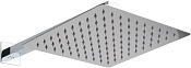 Allen Brau Infinity Верхний душ квадратный 25 см, с кронштейном 37,9 см, цвет: хром 5.21019-00