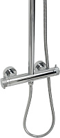 Allen Brau Fantasy Душевая стойка: термостат, ручной душ, верхний душ, шланг 150 см, цвет: хром 5.11001-00