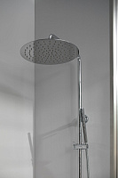 Allen Brau Fantasy Душевая стойка: термостат, ручной душ, верхний душ, шланг 150 см, цвет: хром 5.11001-00