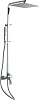 Allen Brau Infinity Душевая стойка: смеситель, ручной душ, верхний душ, шланг 150 см, цвет: хром 5.21012-00
