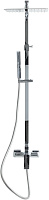 Allen Brau Infinity Душевая стойка: смеситель, ручной душ, верхний душ, шланг 150 см, цвет: хром 5.21012-00