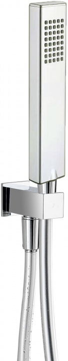 Allen Brau Infinity Душевой гарнитур: ручной душ, держатель с выпуском, шланг 150 см, цвет: хром 5.21021-00