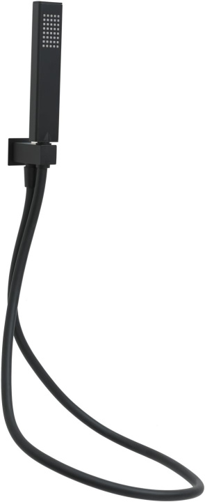 Allen Brau Infinity Душевой гарнитур: ручной душ, держ. с выпуском, шланг 150 см, цвет: черный мат 5.21021-31